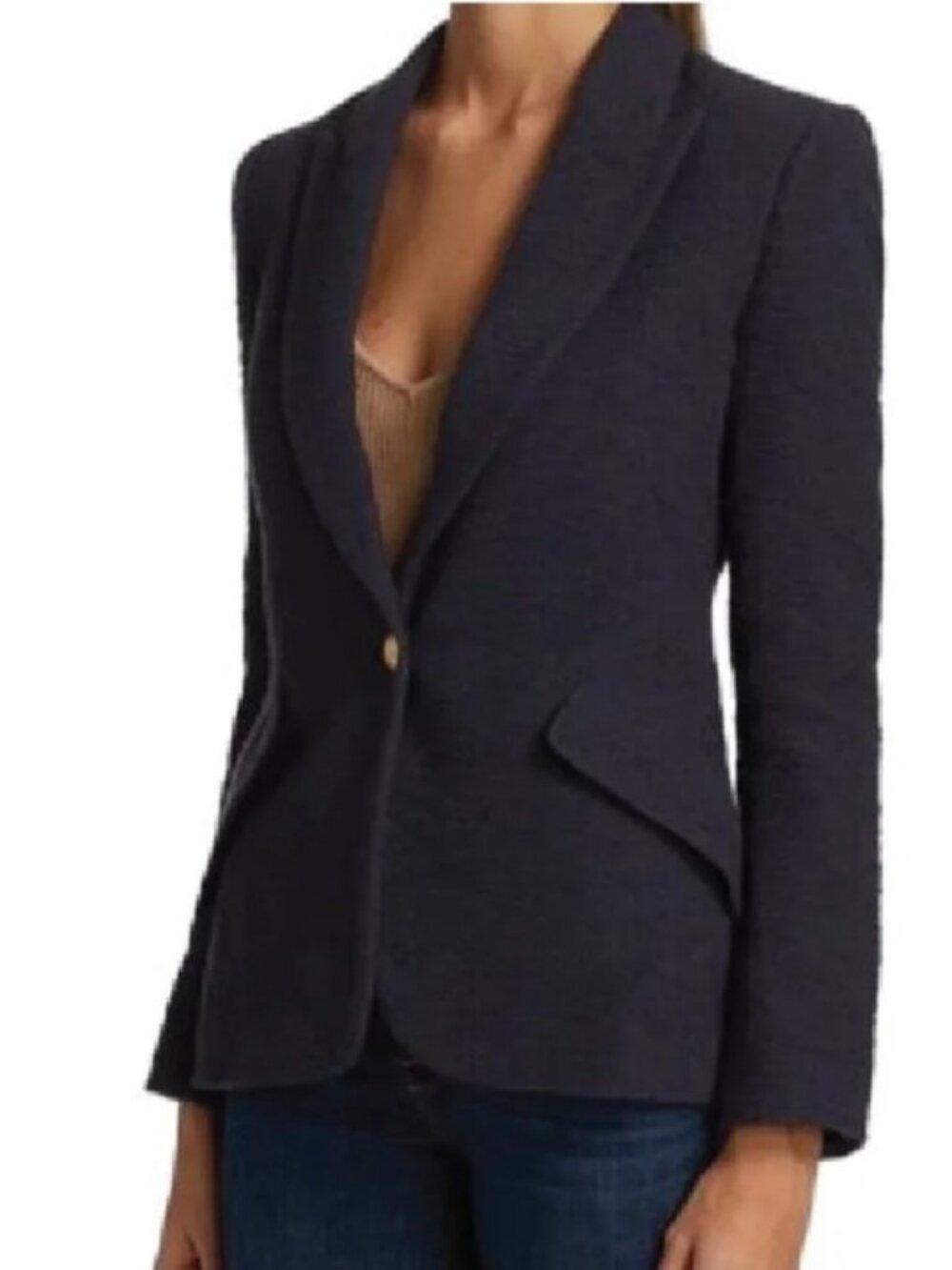 L'Agence Chamberlain Blazer.  Navy. Size 2 EUC No Flaws.